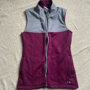 Under Armour Storm 1 Cold Gear Women’s Small purple/grey Vest